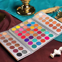 Nouvelle Arrivée Palette de Fards à Paupières Vegan 63 Couleurs Longue Tenue Effet Mat Pailleté Multi-usages Finition Métallique Vente en Gros