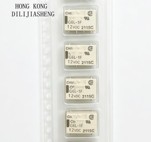 Relais d'origine neuf G6L-1F 1P-5VDC 12VDC 24VDC DC3V TR, 4 broches 1A - Product Image 1