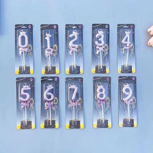Velas Personalizadas con Números del 0 al 9 para Cumpleaños, Corona Dorada, Navidad, San Valentín, Velas para Fiestas - Product Image 4