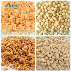 Equipo de procesamiento extruido de proteína de soja texturizada automática Línea de producción de carne vegetariana de soja Maquinaria de procesamiento de frijoles - Product Image 3