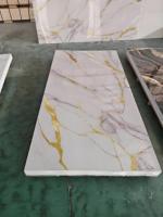 Panneaux muraux rigides en PVC imitation marbre brillant, épaisseur 2-5 mm, 1220x2440 mm (4x8 pieds)