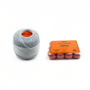 Filo di Cotone Ilan N6 Colore 01 per Cucito e Ricamo - Product Image 1