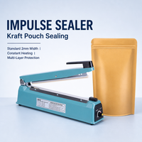 Scelleuse manuelle SF-300 300 mm (12 pouces) avec largeur de scellage de 2 mm, corps en fer, pour les distributeurs, les magasins et les lignes d'emballage d'olives