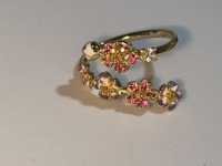 Fabrieksgroothandel Rosegouden Perzikbloesem Paarring Dames Koperen Liefdesring Mode Sieraden voor Valentijnsdag Cadeau