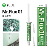2UUL SC17 10cc huile de soudure sans nettoyage sans acide et sans halogène avec 2 aiguilles pour téléphone portable PCB puce IC réparation outils de soudage