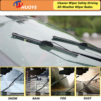 HUOYE Accessoires de voiture en gros Balais d'essuie-glace universels avant pour Mercedes Sprinter Audi en caoutchouc naturel