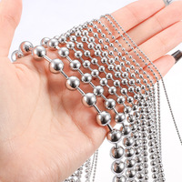 Fermoirs et crochets multi-spécifications en acier inoxydable plaqué or pour chaînes à billes, formes irrégulières, accessoires de bijoux de mode DIY