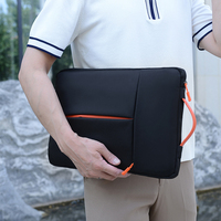 Bolsas de manga para ordenador portátil de poliéster ligero portátil Casual Vertical Notebook Carry Case Cover tamaños 12 ''13'' 16 ''Simple Sling
