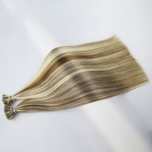 Extensions de cheveux humains vierges à 100% à la vente chaude, adhésif invisible, pointe plate, kératine pré-collée, postiches pour un usage quotidien - Product Image 1