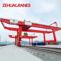 ZEHUA 2026 Nouvelle Grue de Manutention Automatisée RMG pour Conteneurs 20-250T Terminal Ferroviaire Hauteur de Levage 25m Portée 7-50m