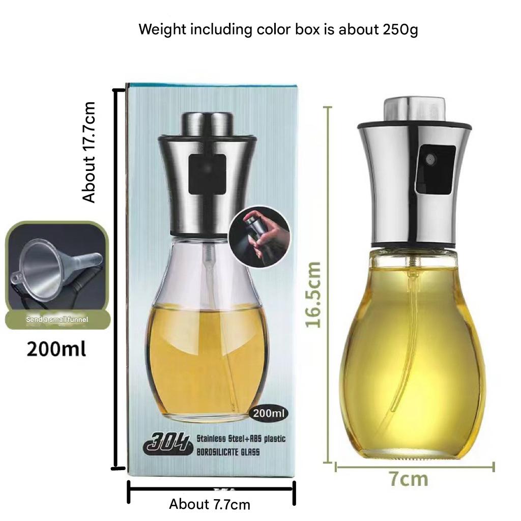 Bouteille en forme de tambour de pulvérisateur de l'huile 200ml