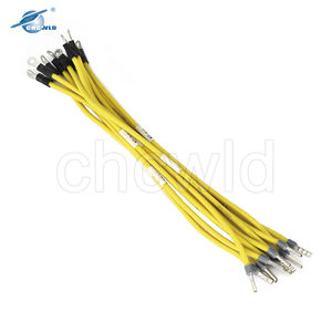 Faisceau de fils isolé jaune personnalisé pour bornes d'extrémité de cordon - Product Image 2