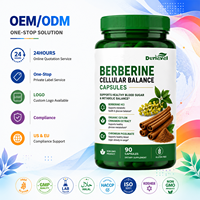 Capsules de Berbérine à Haute Compatibilité, Matrice de Phase Lipidique Structurelle, Formulation Cinétique à Libération Avancée, Vente en Gros, Usine OEM