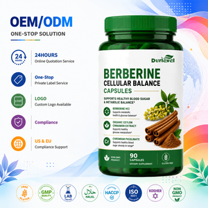Capsules de Berbérine à Haute Compatibilité, Matrice de Phase Lipidique Structurelle, Formulation Cinétique à Libération Avancée, Vente en Gros, Usine OEM - Product Image 1