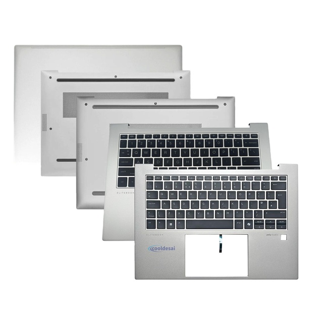 For HP EliteBook 840 845 G11 Laptop LCD Back Cover Upper Palmrest Cover Keyboard Case Bottom Base Shell N93653-D31 N94633-001