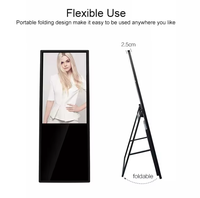Layar Digital Signage LCD 49 Inci untuk Iklan, Panel IPS dengan Lampu Latar Mini-LED, Refresh Rate 120Hz, 2.1