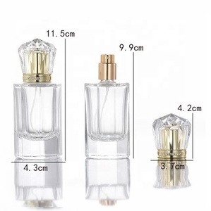 Flacon pulvérisateur de <span class=keywords><strong>parfum</strong></span> en verre, flacon de <span class=keywords><strong>parfum</strong></span> épais <span class=keywords><strong>50ml</strong></span>, emballage de beauté transparent, bouteilles en verre pour <span class=keywords><strong>parfum</strong></span> - Product Image 6