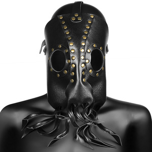 <span class=keywords><strong>Masque</strong></span> <span class=keywords><strong>de</strong></span> déguisement d'Halloween steampunk drôle en forme <span class=keywords><strong>de</strong></span> pieuvre démoniaque pour fête, en PU - Product Image 2
