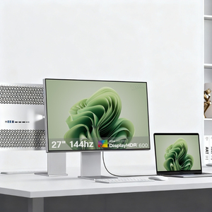 จอภาพเกม tcolor 27นิ้ว UHD 4K หน้าจอแนวตั้ง<span class=keywords><strong>144Hz</strong></span> จอคอมพิวเตอร์จอ LCD บางเฉียบไร้กรอบ - Product Image 1