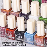 Vernis à ongles à séchage rapide à base d'eau KUDAN 10ml, idéal pour les débutants, finition brillante, nuances scintillantes, CPNP HALAL ISO22716 OEM ODM Vente en gros