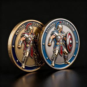 Moneda de Desafío 3D Personalizada OEM, Monedas de Metal Artesanales, Bandera, Navegación, Ancla de Barco, Moneda de Colección Estampada, Moneda de Desafío de Metal Personalizada - Product Image 4