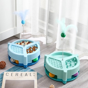 Di lusso multifunzionale in cotone gatto giocattolo ecologico giradischi auto-intrattenimento artefatto noia sollievo per gli animali domestici include Drink - Product Image 2