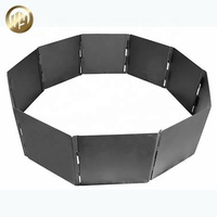 Simple En Métal Personnalisé Motif Extérieur Chauffage Anneau de Feu Sans Fond
