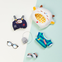 Peluches personnalisées, mignonnes, en tissu de coton doux, faible MOQ 10 pièces, poupées Kpop faites à la main