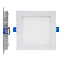 Luminária led para painel quadrado slim, 6 polegadas, luminária embutida downlight, para ponto interno