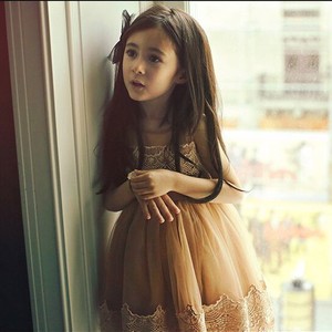 Shopping en ligne Hong Kong Robe de soleil fantaisie en cristal pour fille - Product Image 2