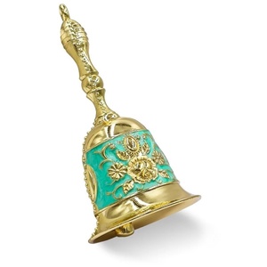 Nuovo Design campanello di chiamata in ottone per animali da compagnia regalo di nozze per la campana a mano degli amici - Product Image 5