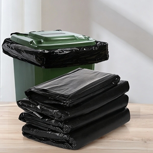 ถุงขยะสีดำ ถุงขยะ PE อเนกประสงค์สำหรับใช้ในครัวเรือน - Product Image 2