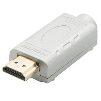 Connecteur HDTV, en alliage de Zinc, sans soudure, 5mm, Terminal à sertir, 4pin, avec coque en métal, pour HDTV
