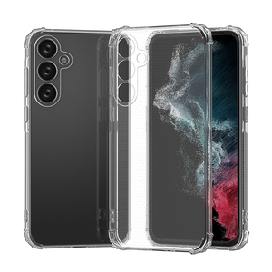 Para Samsung A55 Clear Case, 4 Esquinas reforzadas a prueba de golpes Airbag Soft TPU Back Mobile Phone Cover para Samsung <span class=keywords><strong>Galaxy</strong></span> A35 A55 - Product Image 2