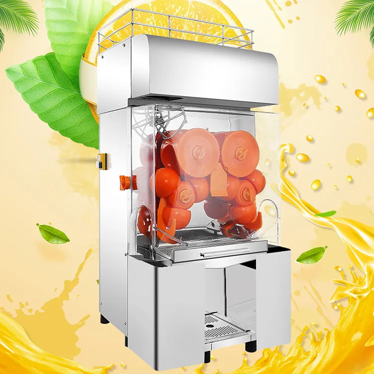 マシンオレンジスクイーザー自動フレッシュジュース抽出器柑橘類レモンオレンジコールドプレスジューサーマシン