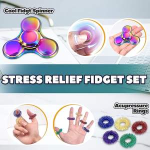 TOYSRUNNER Professional <b>Desk</b> Metal Eco-Friendly Fidget Spinner Sliding Assembly-Compact Design for Pockets/Bags Stress Relief - Product Image 4