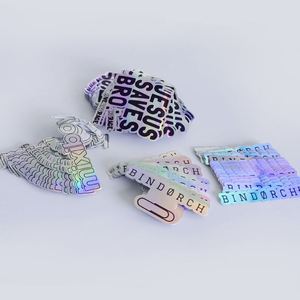 Autocollant personnalisé en vinyle film arc-en-ciel, découpé au laser, avec logo, design fantaisie, impression attrayante, adhésif, imperméable, holographique - Product Image 4