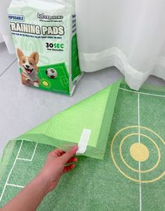 Tapis d'entraînement jetables pour animaux de compagnie, haute absorption, anti-fuite, antidérapants, contrôle des odeurs pour chiots - Product Image 1