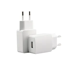 Оптовая продажа OEM LOGO ЕС plug портативное usb-зарядное устройство 5 В 2 А адаптер питания для мобильного телефона зарядное устройство