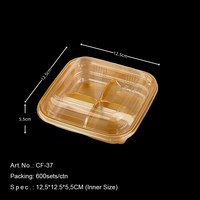 Boîtes à gâteaux jetables avec couvercle transparent anti-buée en PET et fond en plastique kraft pour donuts et desserts à emporter