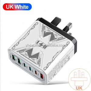 New 25W Multi Port Mobile Phone Fast Charging Head 3USB QC3.0 Travel <b>Adapter</b> with 3USB <b>C</b> PD <b>Adapter</b> for samsung iphone - Product Image 3