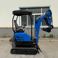 Mini-excavatrice ME-18 de 1,8 tonne certifiée EPA CE, excavatrice compacte pour le défrichement des terres agricoles, le creusement de jardins, les serres