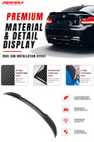 Kits de Conversión Perfiply, Alerón Trasero de Fibra de Carbono Estilo CS Real para BMW G80 M3 M4 G82 G8X 2021+, Kits de Carrocería