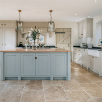 Ensemble de meubles de cuisine modulaires modernes personnalisés, finition laquée, structure étanche