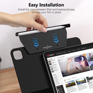 Étui intelligent avec clavier magnétique et support pour stylet pour Apple <span class=keywords><strong>Pencil</strong></span> Pro/Apple <span class=keywords><strong>Pencil</strong></span> 2ème génération - Product Image 4