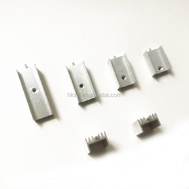 Aluminium TO-220 Heatsink TO 220 Heat Sink Transistor Radiator TO220 Cooler Cooling 15*10MM Length 16 20 22 25 30 35 40 50 MM