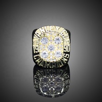 Vente en gros d'anneaux de championnat des Oilers d'Edmonton 1990, anneaux classiques pour hommes de haute qualité, anneau nostalgique pour les fans, cadeau de collection