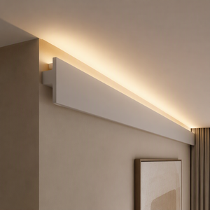 Moulures de <span class=keywords><strong>plafond</strong></span> en mousse de polystyrène <span class=keywords><strong>LED</strong></span> modernes, nouvelle arrivée, éclairage décoratif pour la décoration intérieure d'hôtel - Product Image 4