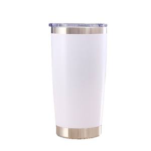 Paquete de 25 Tazas de 20 oz con Aislamiento al Vacío de Doble Pared, Recubiertas en Polvo Dorado Espejo, con Tapa Deslizante y Popote, para Camping, Bebidas Frías/Calientes, Envío desde Almacén de EE. UU. - Product Image 6