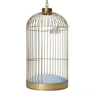 Modern Design Swing <b>Chair</b> Hotel Lobby Furniture Gilded Birdcage <b>Chair</b> Suspension Seat - Product Image 1